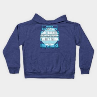 Quotes educational quotation Kids Hoodie